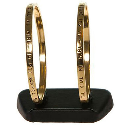 Mini plot support pour bracelet jonc Trapèze (2 bracelets)