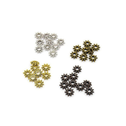 Boite perles fantaisie intercalaires 4 couleurs ( 400 pièces )