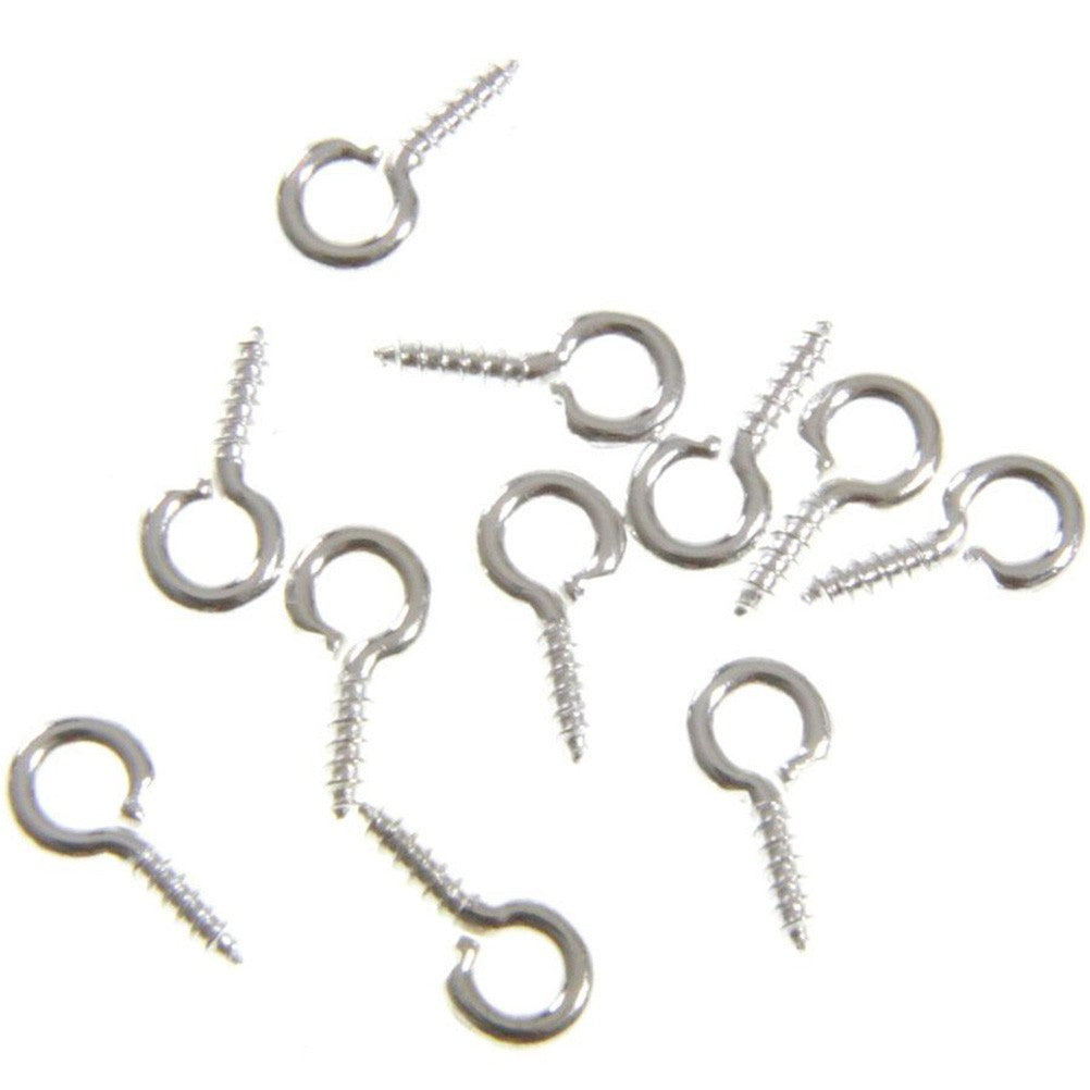 Piton à vis pour création bijoux 8 mm (100 pièces)