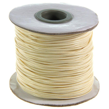 Fil coton ciré 1 mm en bobine de 80 mètres