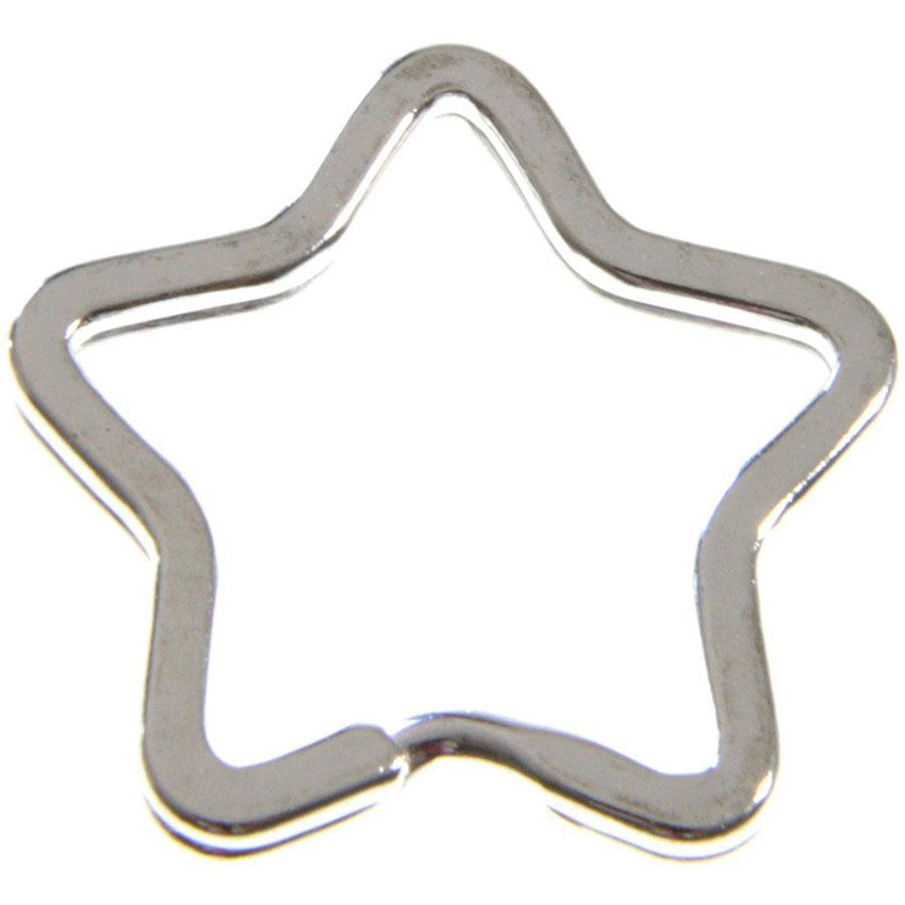 Anneaux porte clé Etoile (5 pièces)