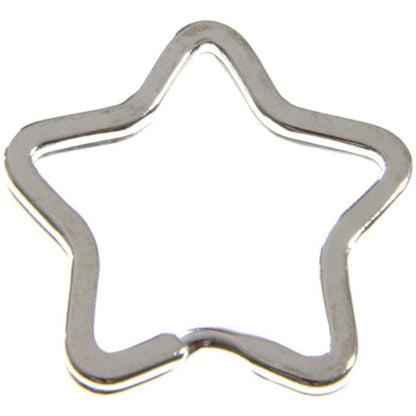 Anneaux porte clé Etoile (5 pièces)