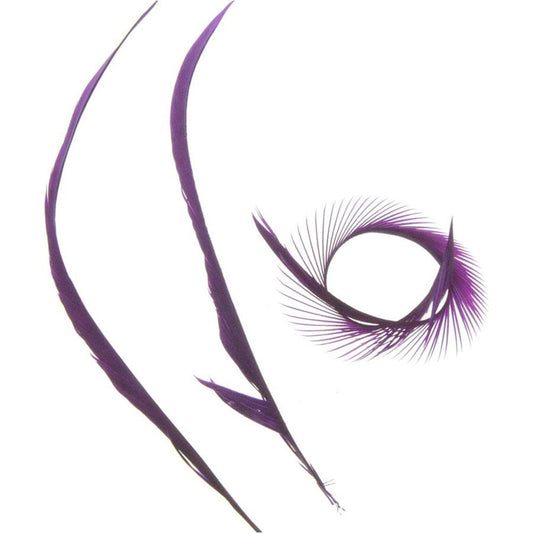 Plumes pour bijoux colorée (20 pièces)