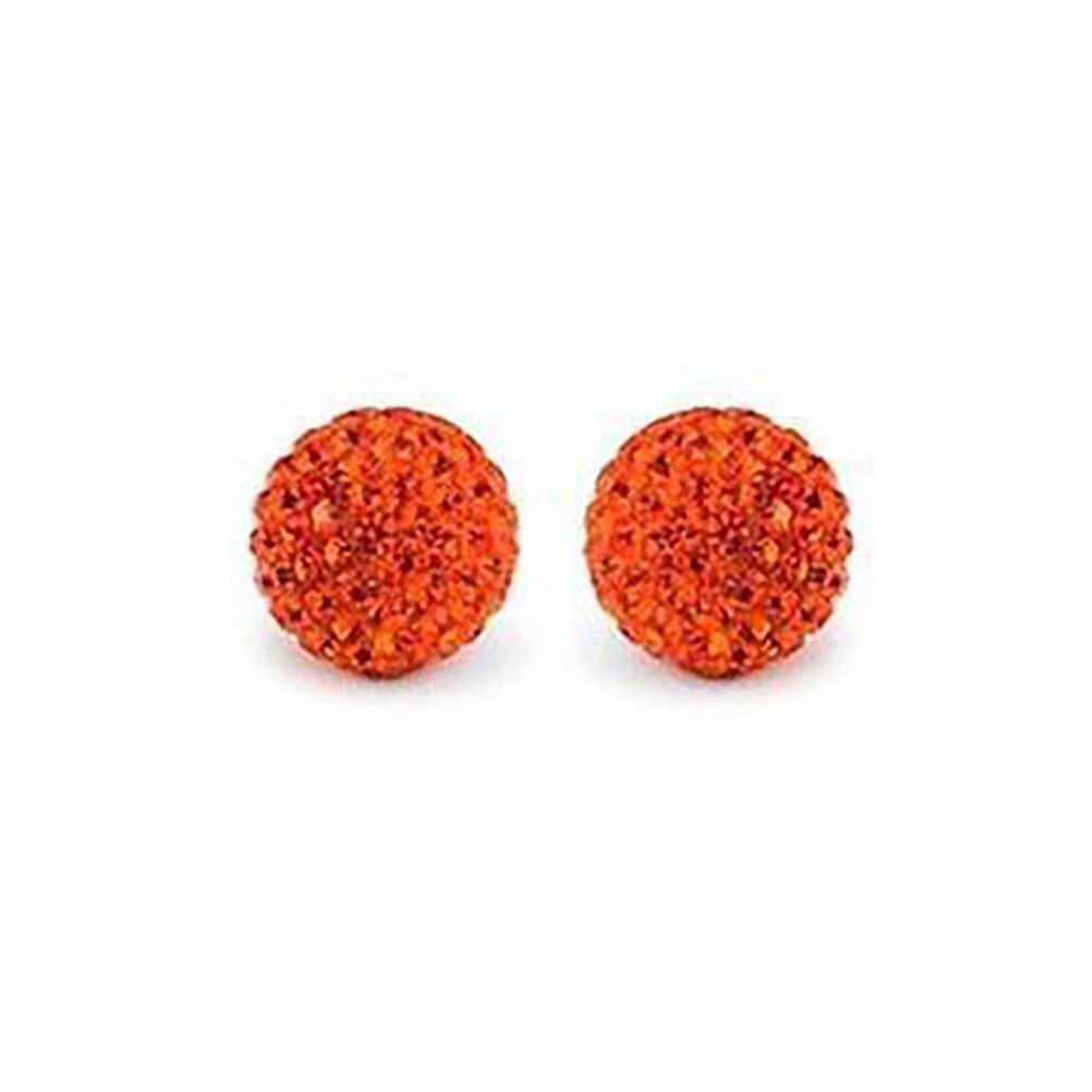 Perles shamballa rondes à strass cristal 12 mm (5 pièces)