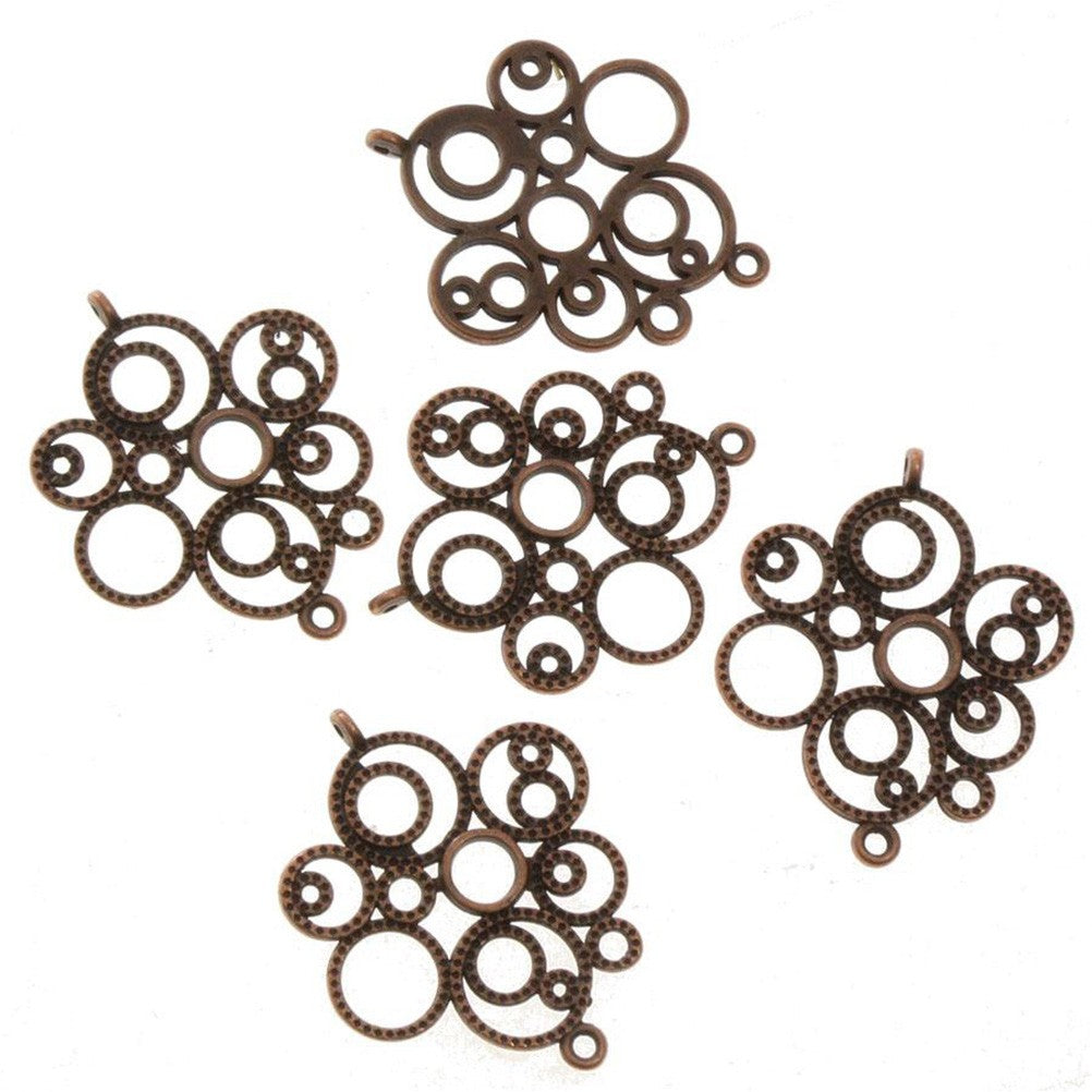Connecteurs bijoux Bulles (5 pièces)