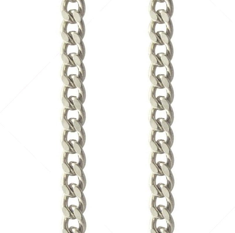 Chaine maille gourmette 5 x 3,5 mm (1 mètre)