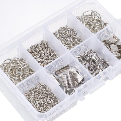 Kit de fermoirs, anneaux et accessoires de finition