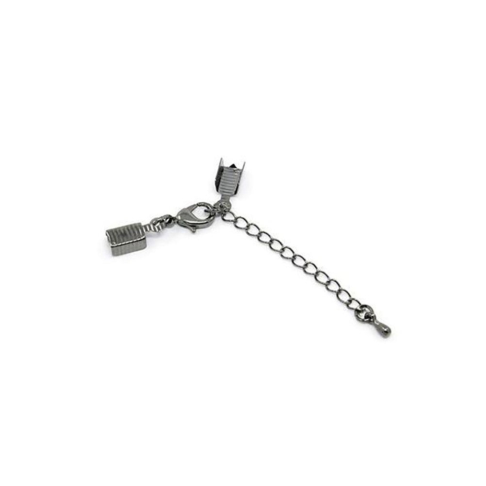 Kit fermeture bracelet collier ruban cordon 50 mm (5 pièces)