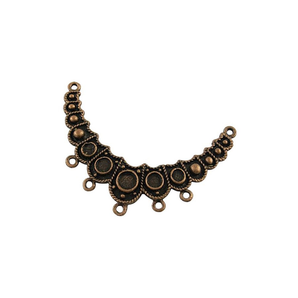 Support cabochon connecteur Luna 50 x 64,5 mm (1 pièce)