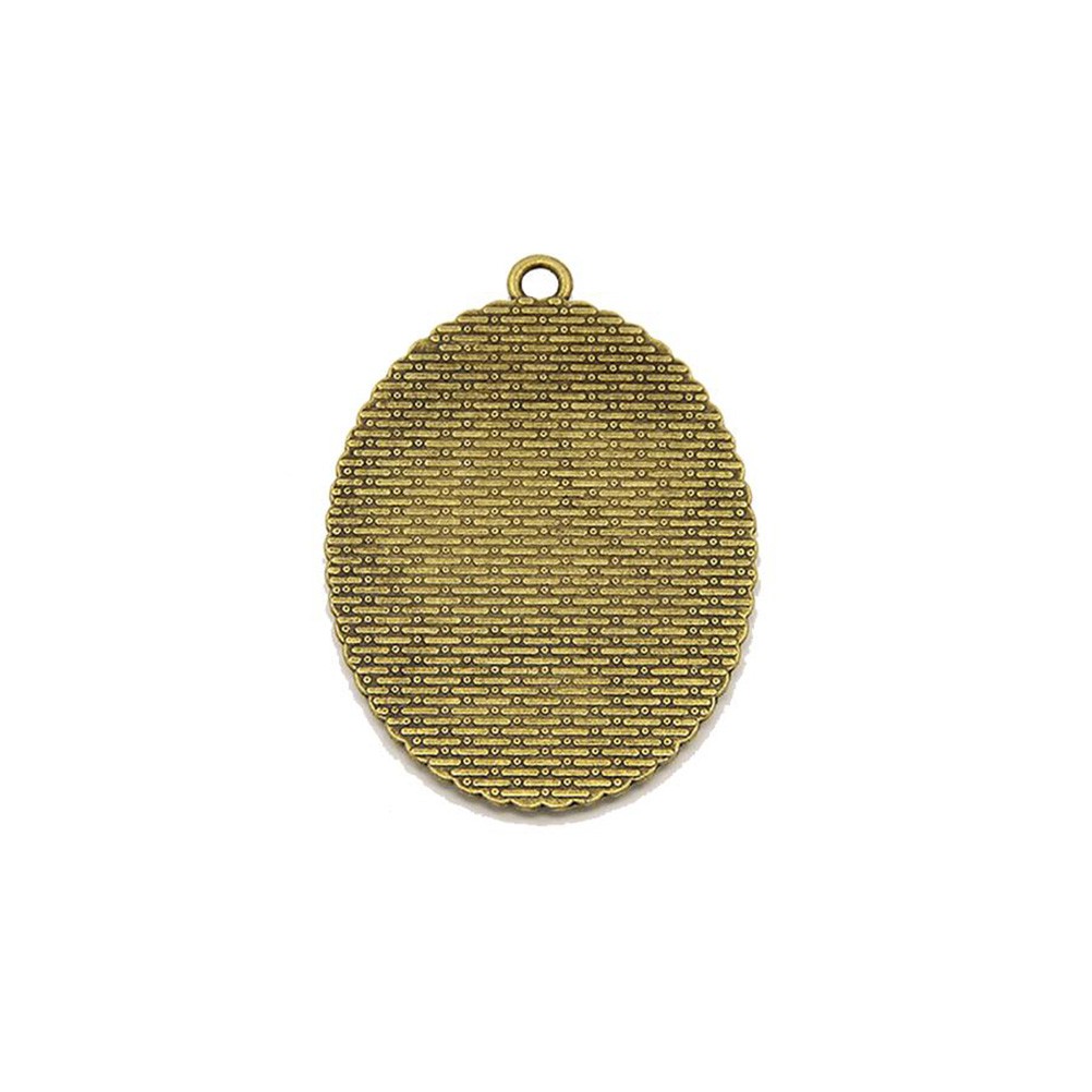 Support cabochon pendentif Héléna 51 x 37 mm (1 pièce)