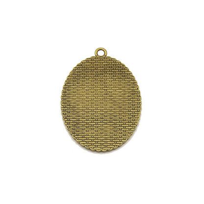 Support cabochon pendentif Héléna 51 x 37 mm (1 pièce)