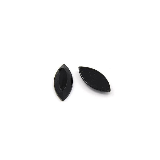 Cabochon strass acrylique Amande 20 x 9 mm (5 pièces)