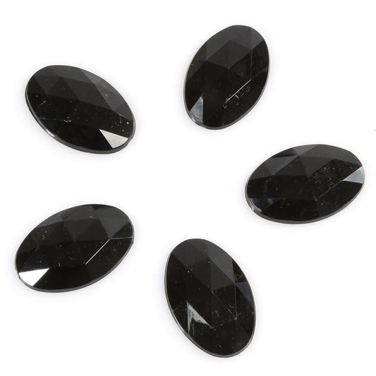 Cabochon strass acrylique ovale 30 x 20 mm (5 pièces)