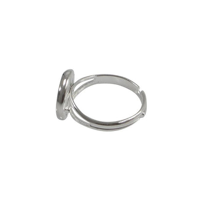 Support bague Moderno pour cabochon 12mm (5 pièces)