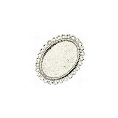 Support cabochon bague Carensa plateau 34 x 28 mm (1 pièce)