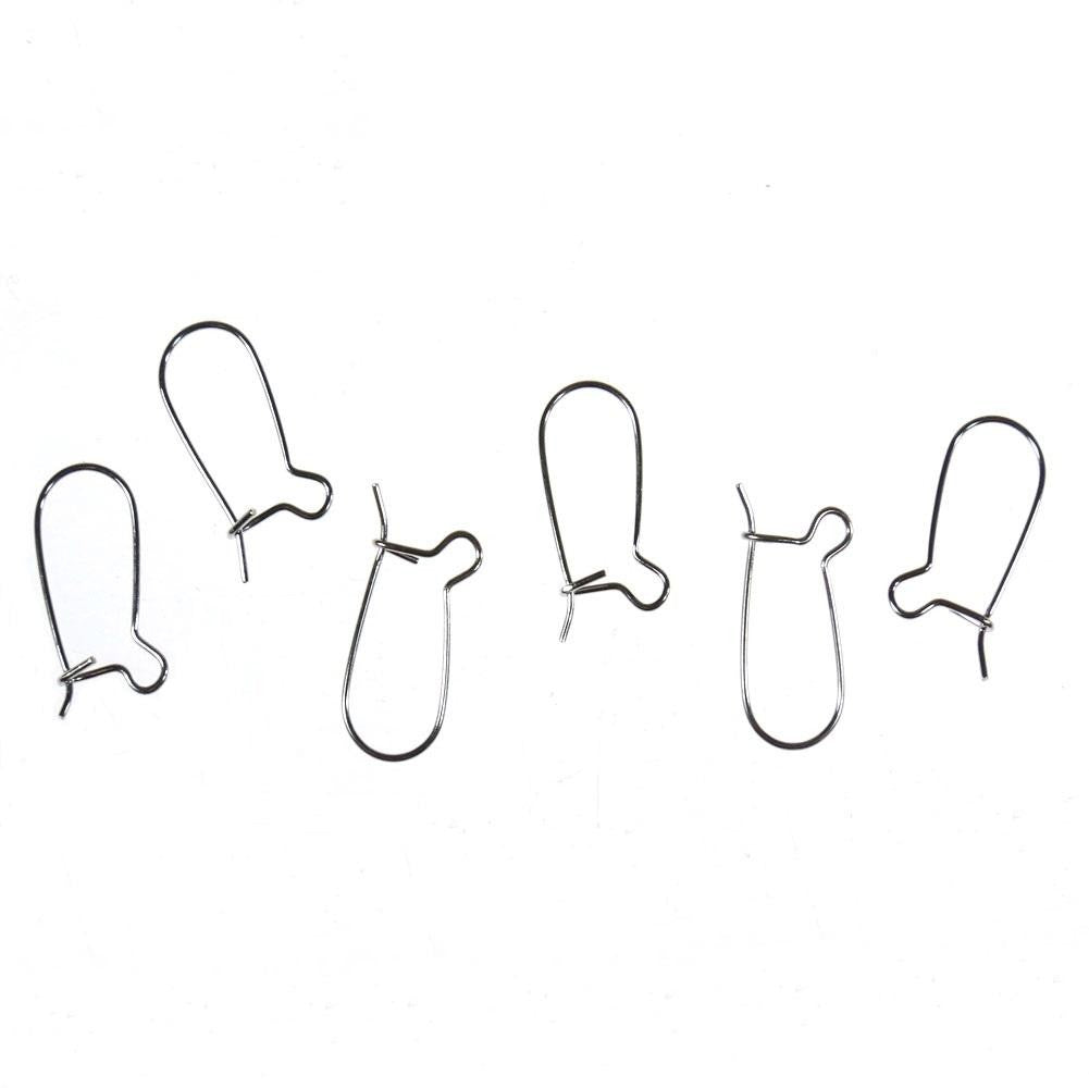 Attache boucles d'oreilles crochet 16 x 9 mm (10 pièces)