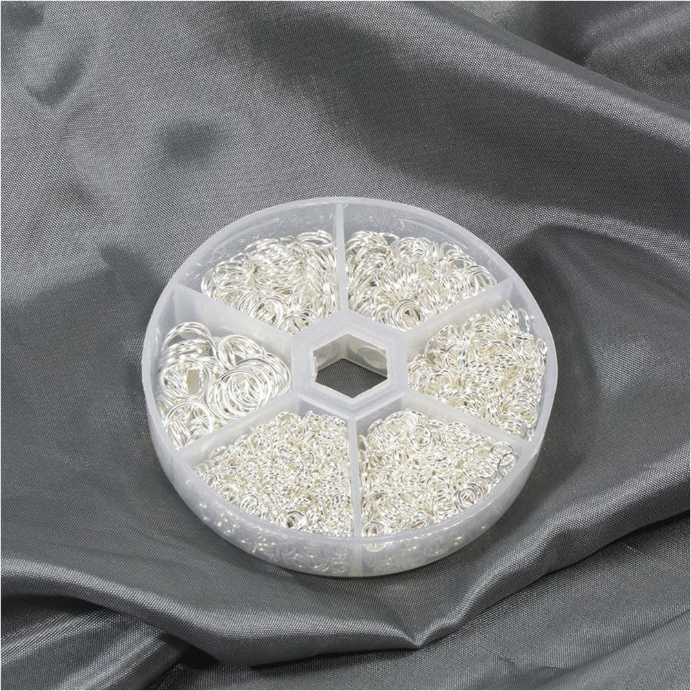 Kit anneaux de jonction fer dimensions variées (1530 pièces)