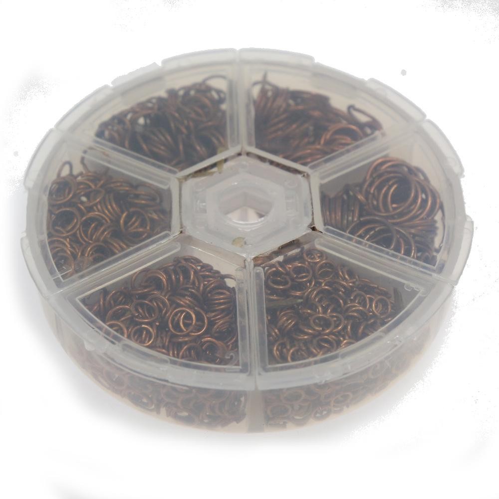 Kit anneaux de jonction fer dimensions variées (1530 pièces)