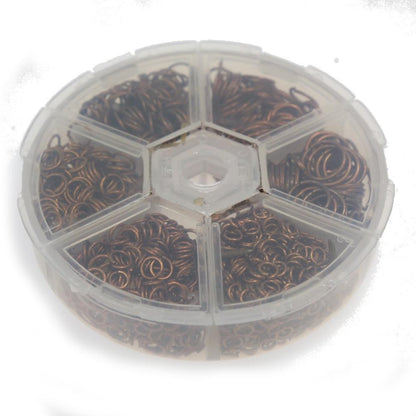 Kit anneaux de jonction fer dimensions variées (1530 pièces)