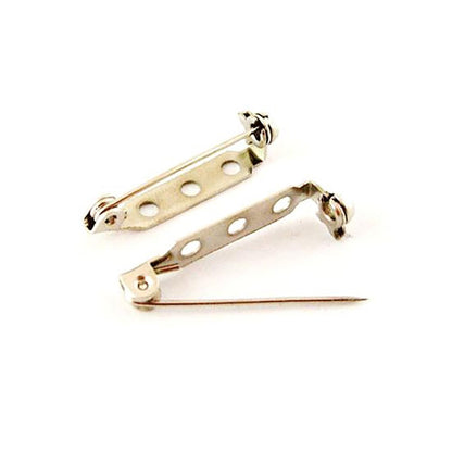 Broche épingle sécurité création bijoux 27mm ( 10 Pièces )