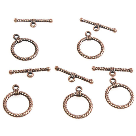 Fermoir t toggle Corde 18 mm (10 pièces)