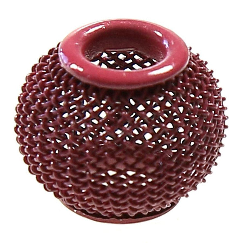 Perles metal tressé boules treillis 12 mm (5 pièces)