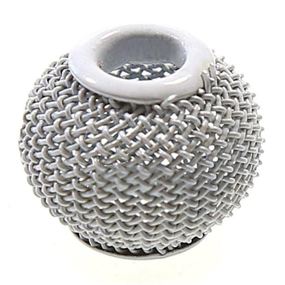 Perles metal tressé boules treillis 12 mm (5 pièces)