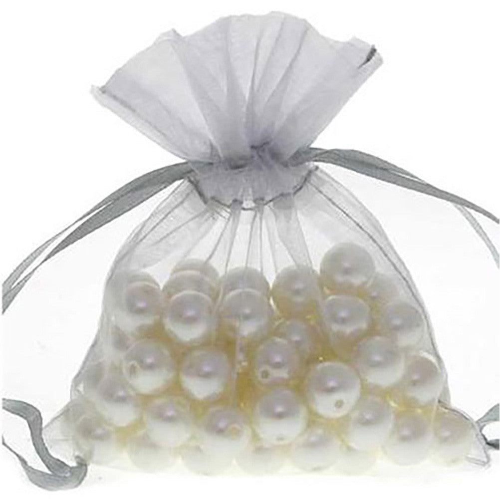 Sachets organza 8 x 11 cm pour bijoux ou dragées lot de 50