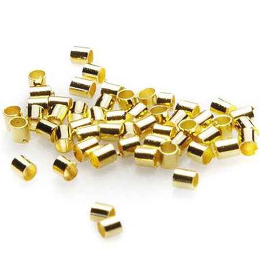 Perles à écraser forme tube 1.5 mm ( 200 Pièces )
