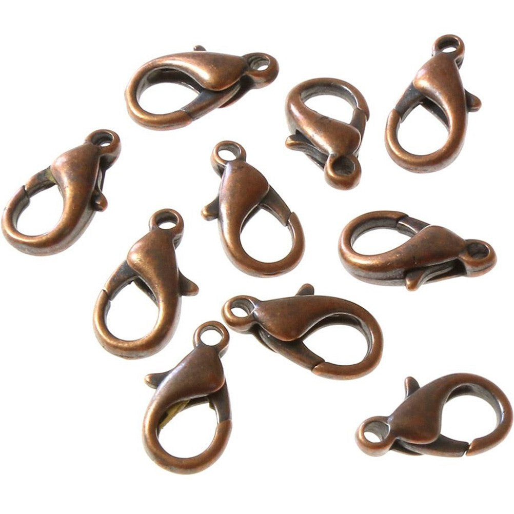 Fermoirs mousquetons 10 mm ( 10 Pièces )
