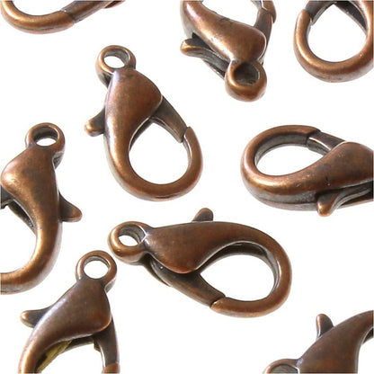 Fermoirs mousquetons 12 mm ( 10 Pièces )