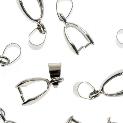 Bélières attache pendentif 19 x 5 mm ( 10 Pièces )
