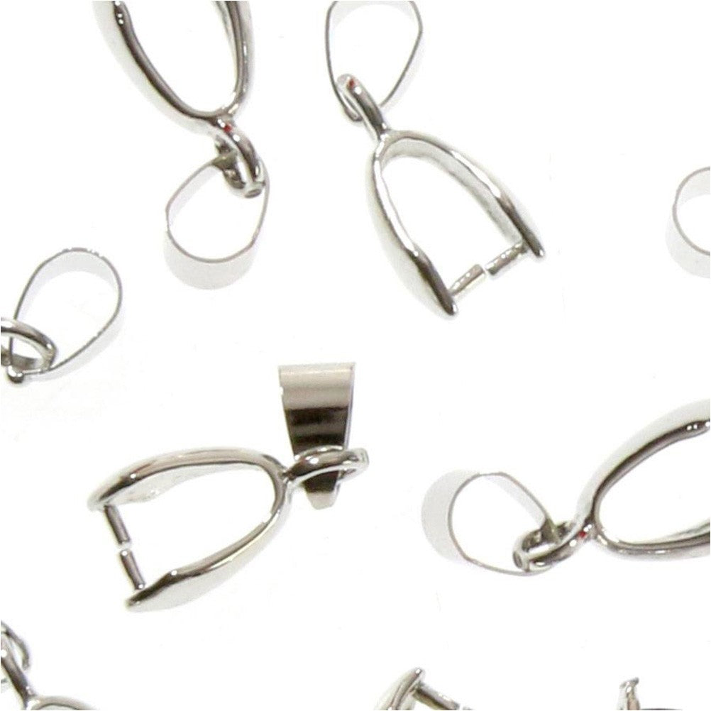 Bélière attache pendentif 13x4 mm ( 10 Pièces )