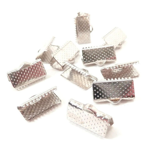 Embout Ruban Cordon À Griffe ( 20 Pièces ) ( 10 Mm )