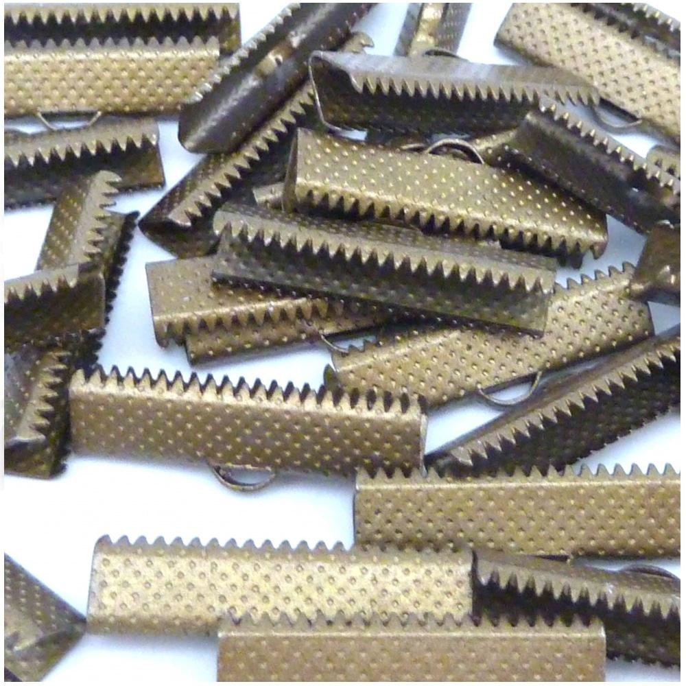 Embout Ruban Cordon À Griffe ( 20 Pièces ) ( 25 Mm )