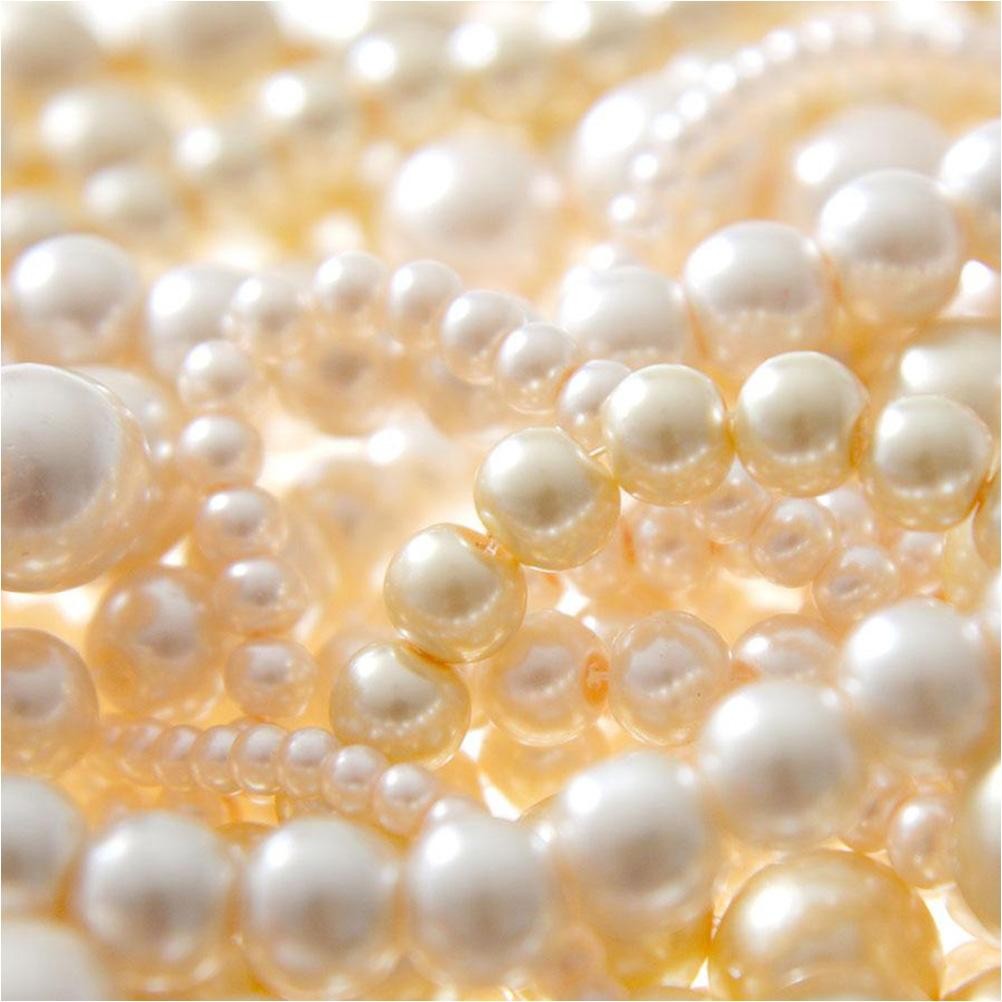 Perles nacrées 14 mm en verre de Bohême couleurs pastel lot de 10