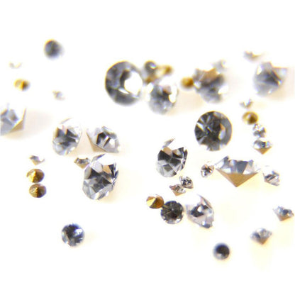 Strass diamant en verre qualité supérieure ( 10 pièces ) ( 2 mm de diamètre )