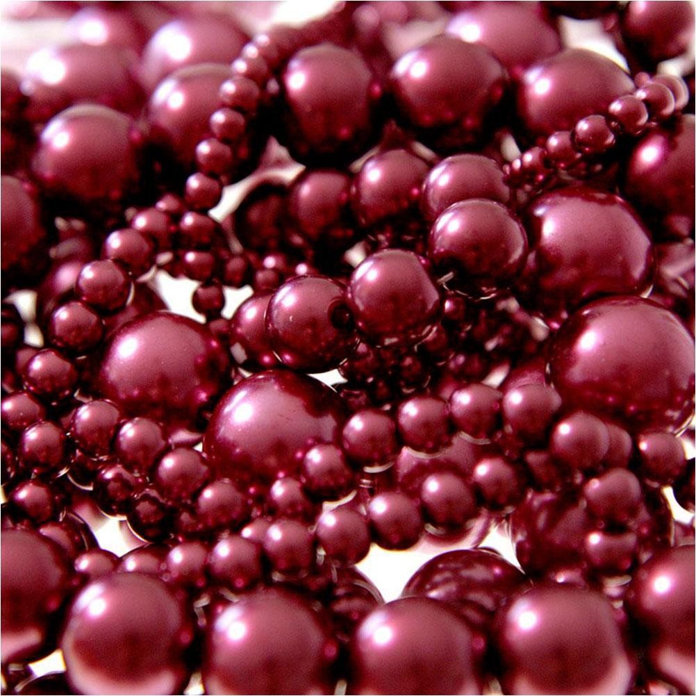 Perles nacrées 14 mm en verre de Bohême couleurs vives lot de 10