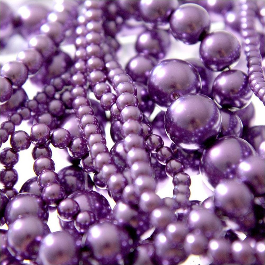 Perles nacrées 14 mm en verre de Bohême couleurs vives lot de 10