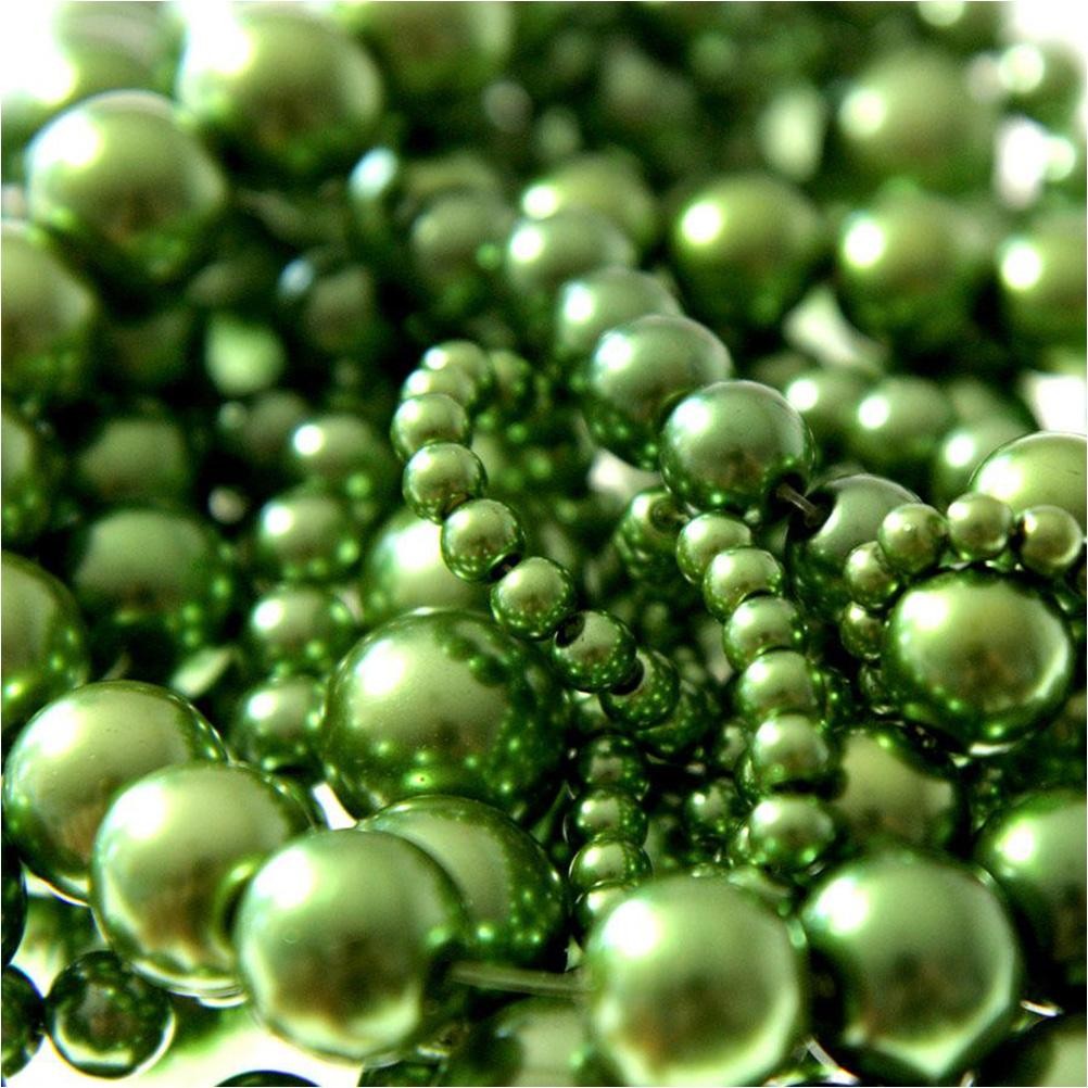 Perles nacrées 5 mm en verre de Bohême couleurs vives lot de 100