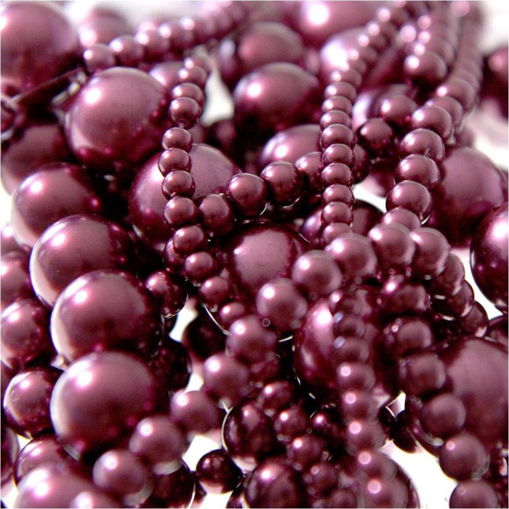Perles nacrées 5 mm en verre de Bohême couleurs vives lot de 100