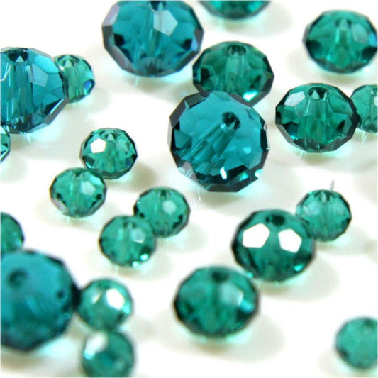 Perles cristal cz à facettes quartz de Bohème 6 mm (100 pcs)