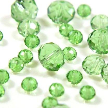 Perles cristal cz à facettes quartz de Bohème 8 mm (70 pcs)
