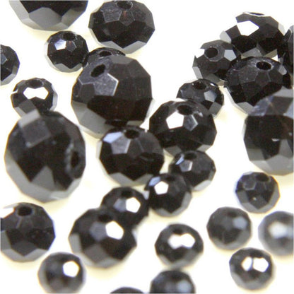 Perles cristal cz à facettes quartz de Bohème 8 mm (70 pcs)
