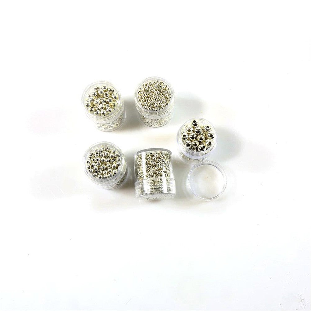 Perles rondes intercalaires kit 2 à 5 mm