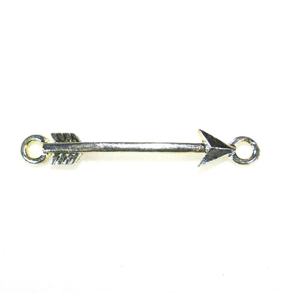 Connecteur bijoux Flèche Tendre 43 x 6 mm (1 pièce)