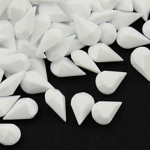 Strass bijoux acrylique Goutte 5 x 3 mm (50 pièces)