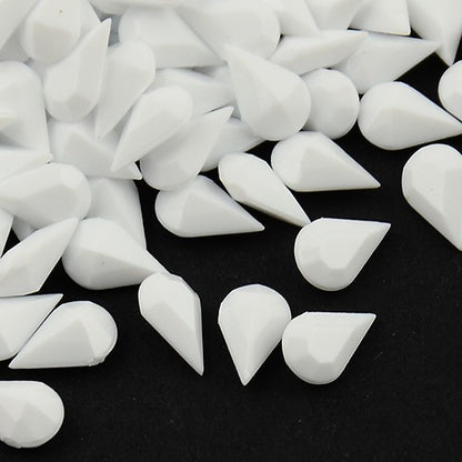 Strass bijoux acrylique Goutte 5 x 3 mm (50 pièces)