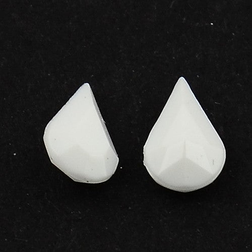 Strass bijoux acrylique Goutte 5 x 3 mm (50 pièces)