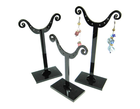 Présentoirs boucles d'oreille Taurus en plastique lot de 3